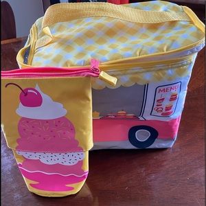 ThirtyOne IceCream Truck lunchbox and zipper pouch
